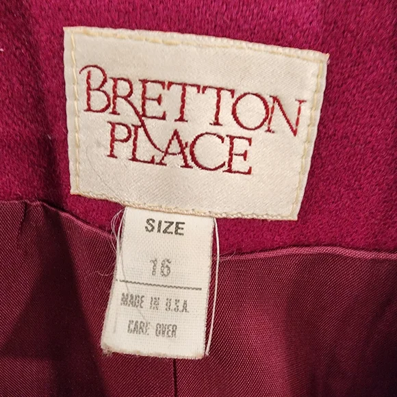 Pink Wool Blazer with Notched Lapels and Tailored Fit - Picture 4 of 7